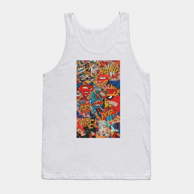 Pop Art Tank Top by artforrart